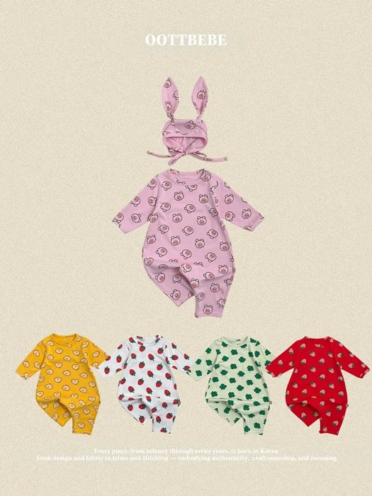 Little Farm Bodysuit + Bonnet Set Little Farm Bodysuit + Bonnet Set
