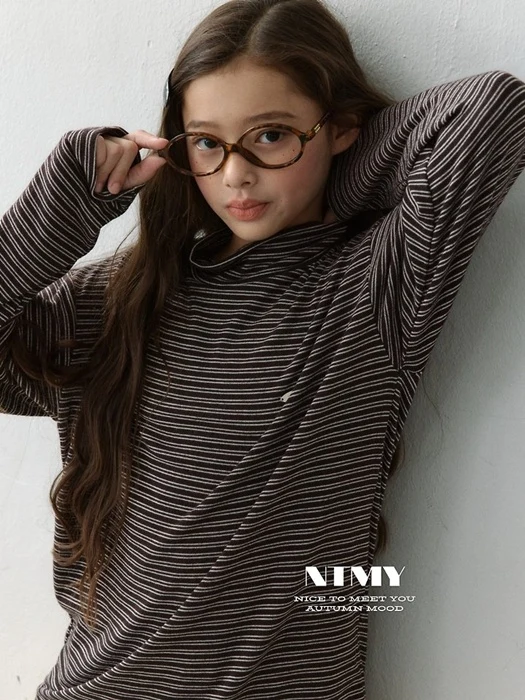 Latte Turtleneck Tee Latte Turtleneck Tee