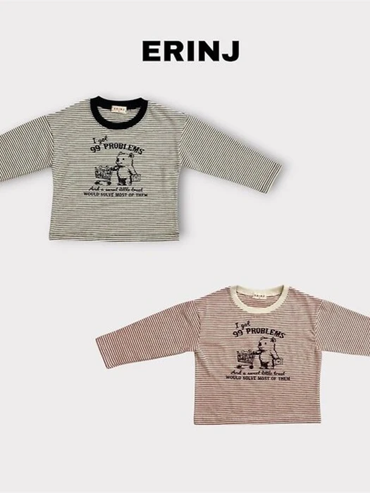 Bear Striped Tee