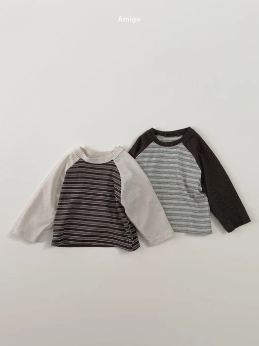Striped Raglan Tee