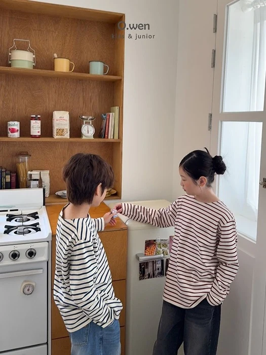 Boat Neck Striped Tee Boat Neck Striped Tee