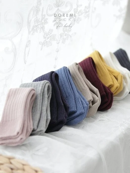 Ribbed Knee Sock Set