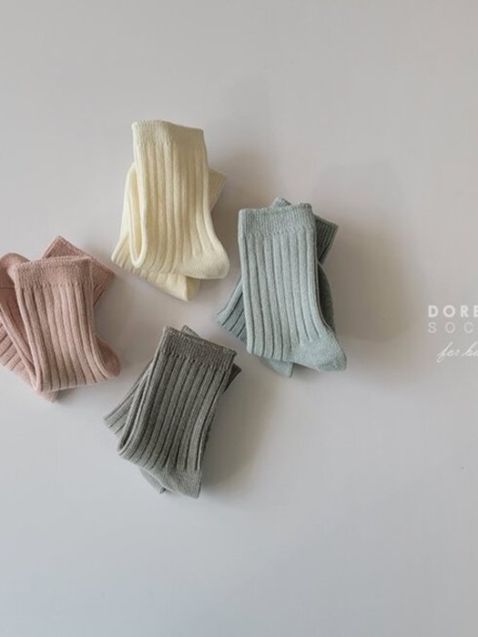Marshmallow Waffle Sock Set
