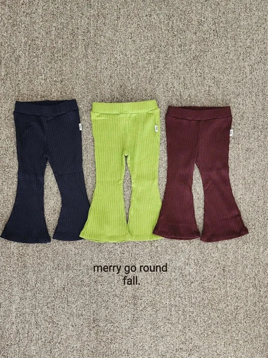 Ribbed Bootcut Pants Ribbed Bootcut Pants