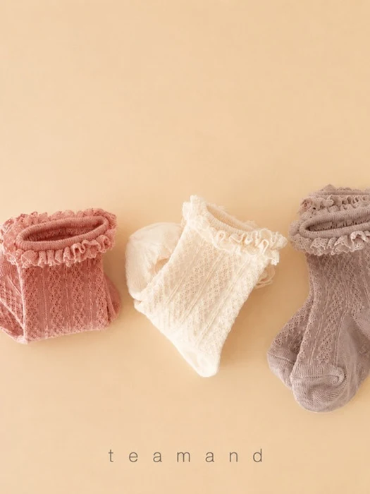 French Lace Socks