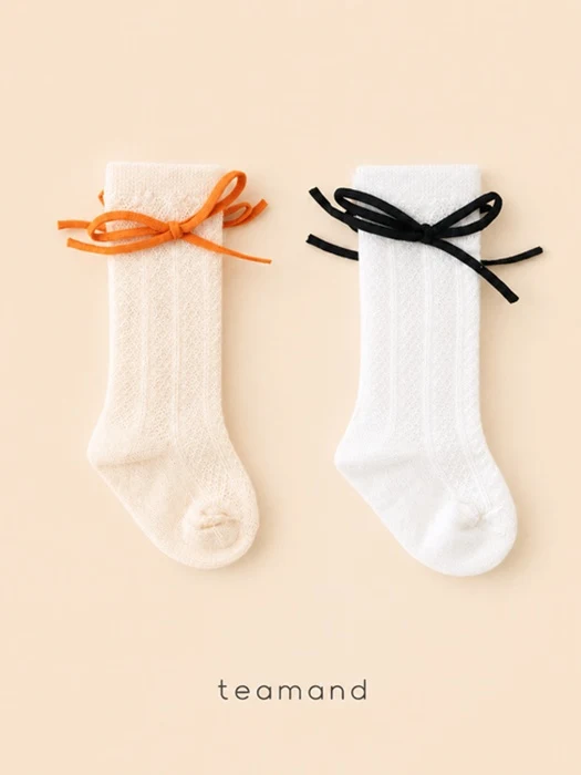 Song Song Ribbon Knee Socks