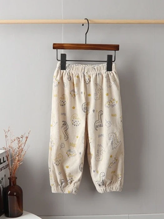 Baby Dinosaur Fine Rib Pants