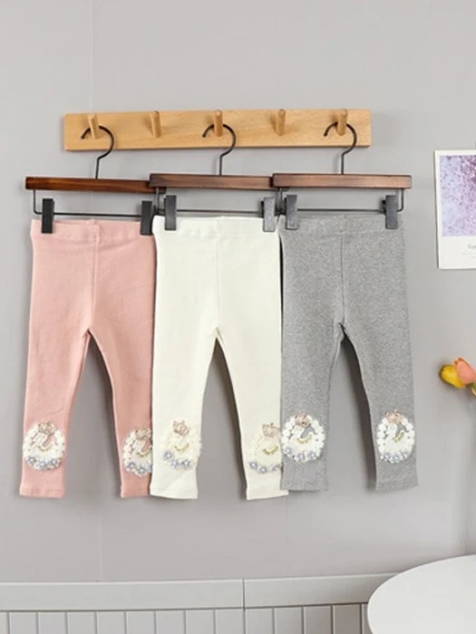 Crown Swan Leggings