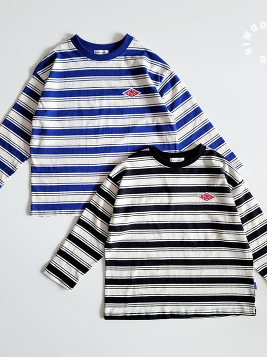 Riwoo Irregular Striped Tee Riwoo Irregular Striped Tee