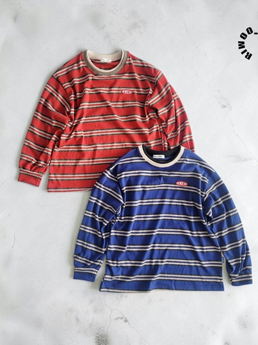 Double Striped Rib Trim Tee Double Striped Rib Trim Tee