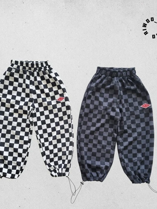 Riwoo Chess String Pants Riwoo Chess String Pants