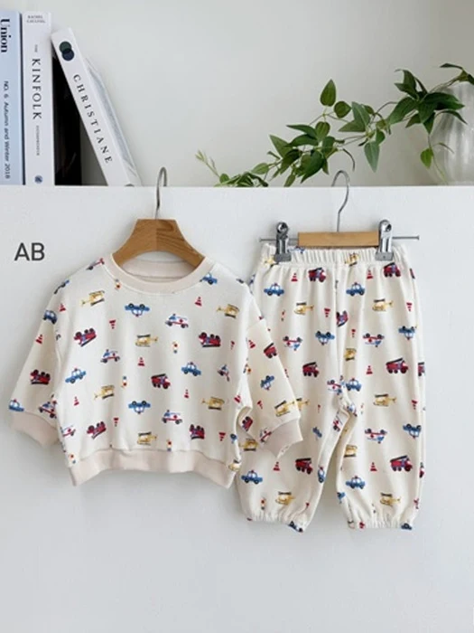 Baby Vroom Top & Bottom Set Baby Vroom Top & Bottom Set