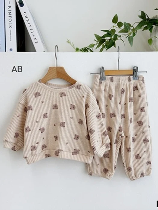 Baby Cookie Bear Top & Bottom Set Baby Cookie Bear Top & Bottom Set