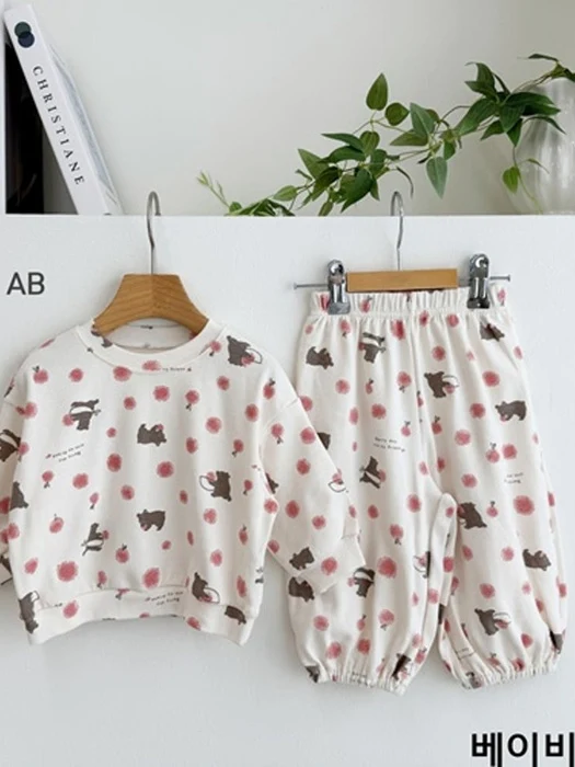 Baby Honey Bear Top & Bottom Set Baby Honey Bear Top & Bottom Set