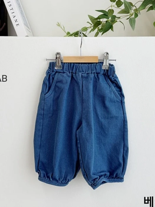 Baby Denim Binding Pants Baby Denim Binding Pants