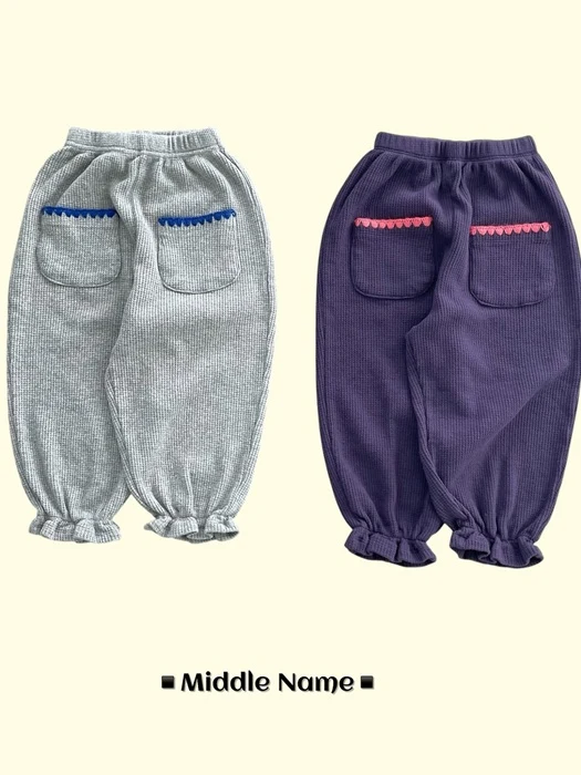 Waffle Pocket Mello Pants