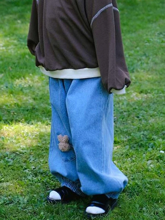 Croissant Pants – Denim Croissant Pants – Denim