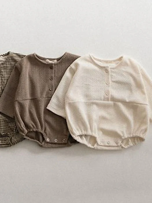 Pie Romper – Mocha Cream Pie Romper – Mocha Cream