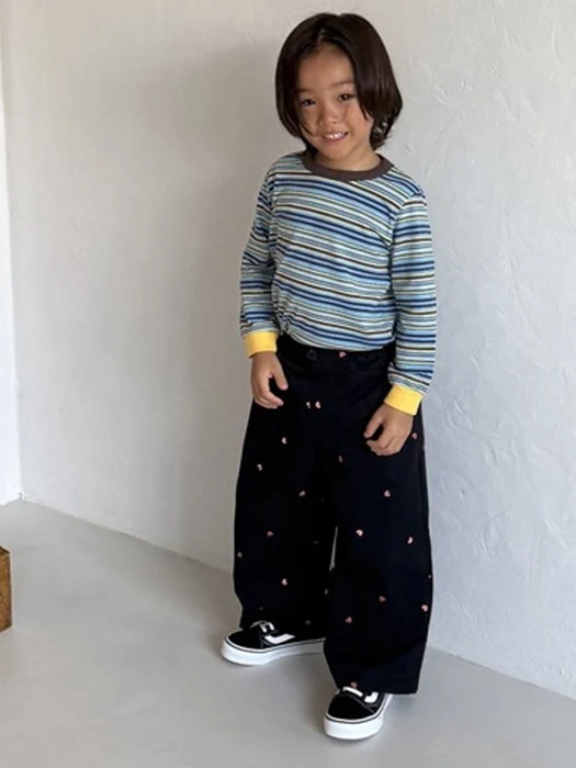 Heart Embroidery Pants Heart Embroidery Pants