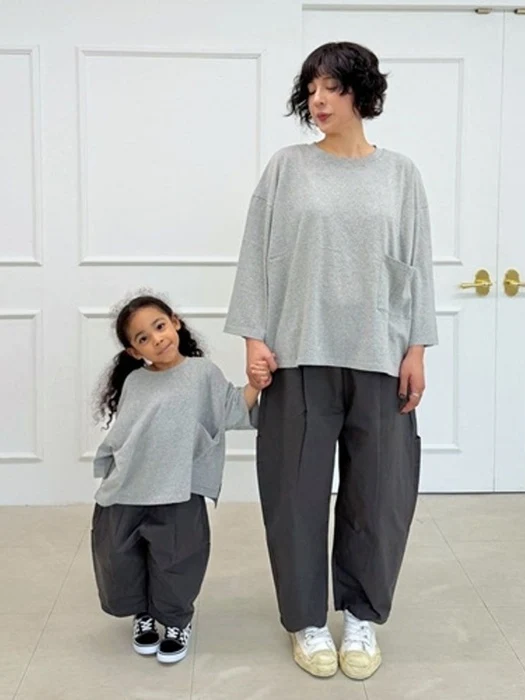 3/4 Pocket (Gray) Tee Mom 3/4 Pocket (Gray) Tee Mom