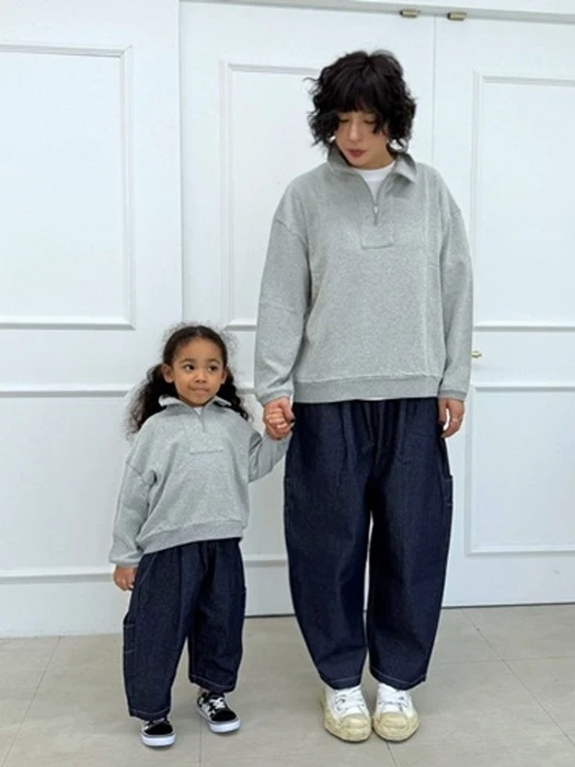 Cube Half Zip Tee Mom Cube Half Zip Tee Mom