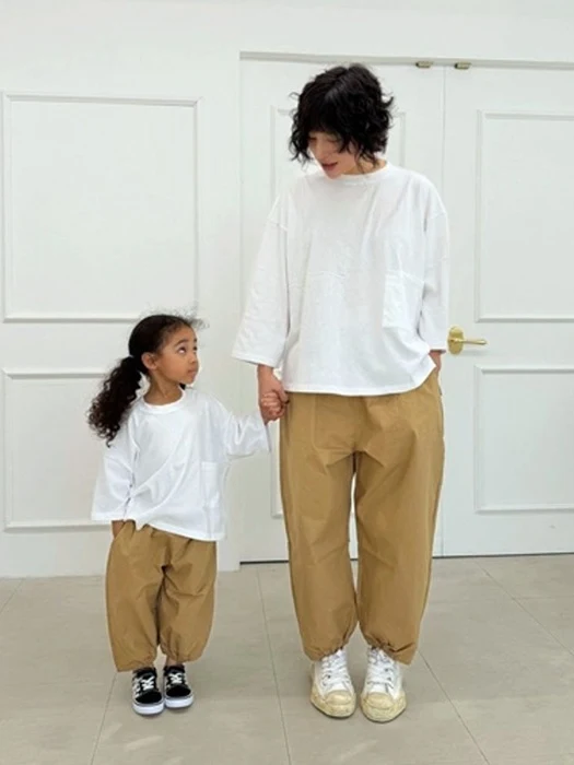 Half Banding Pants Mom Half Banding Pants Mom