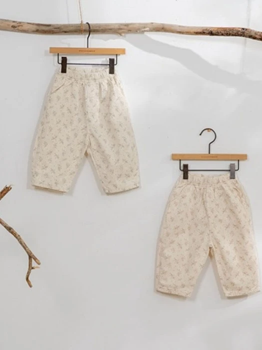Twill Flower Pants Twill Flower Pants