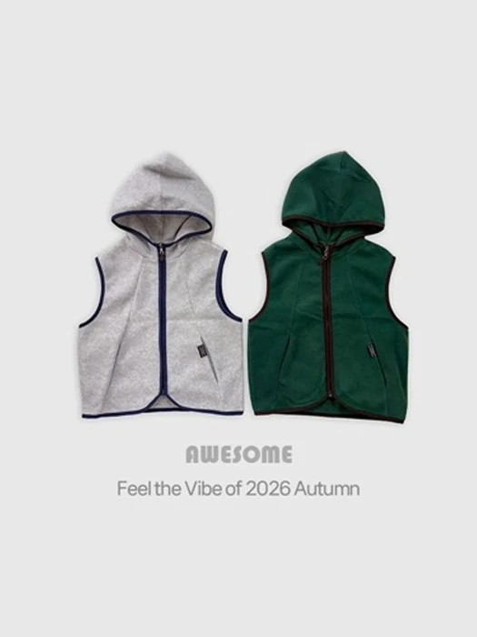 Fleece Hooded Vest