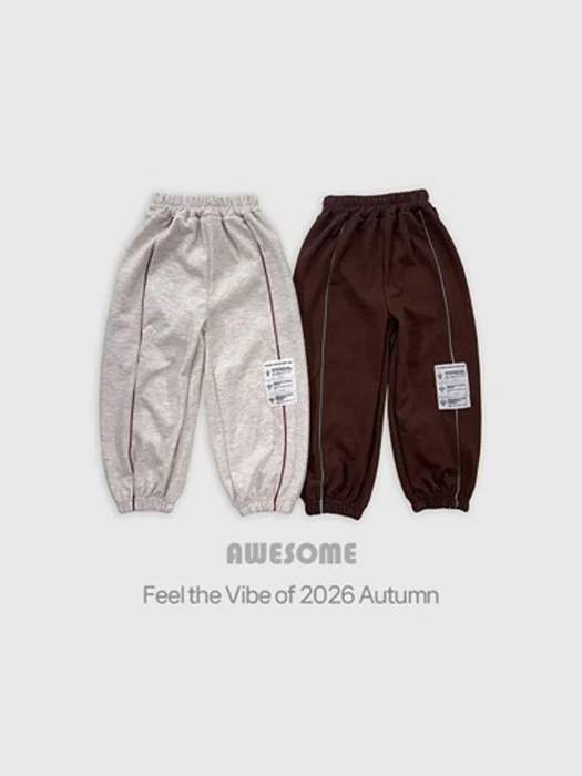Colorblock Piping Jogger Pants