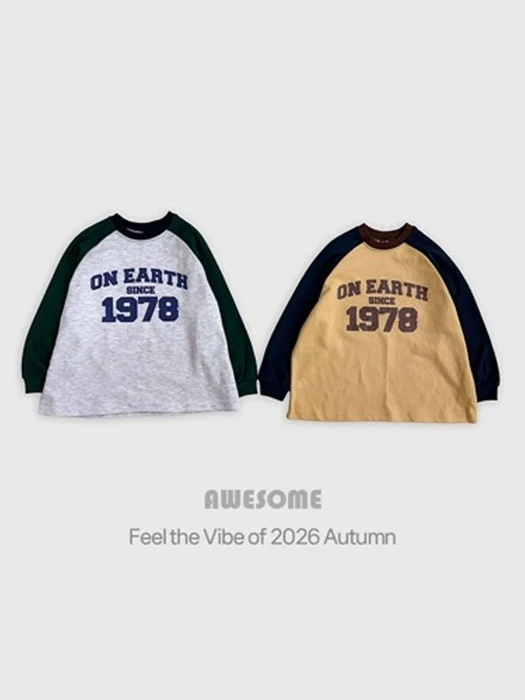 78 Colorblock Raglan Rib Trim Tee 78 Colorblock Raglan Rib Trim Tee