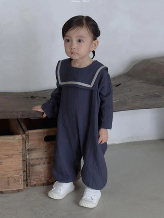 Square Sailor Romper Square Sailor Romper by Bebe Nine for Baby - catalog view