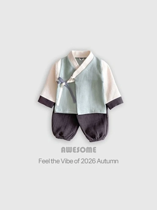 Pastel Hanbok Set for Boys