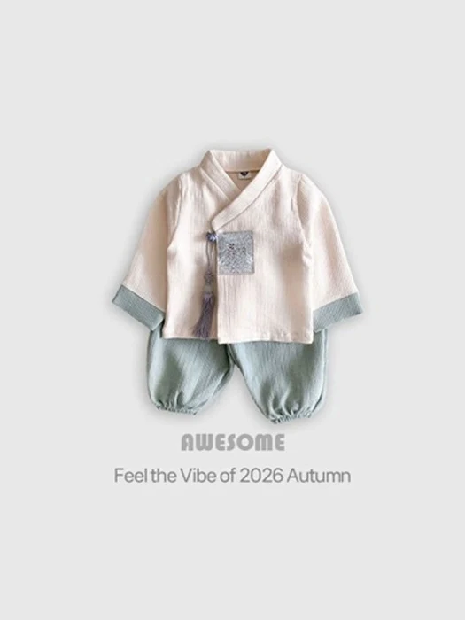 Haechi Embroidered Hanbok Set for Boys