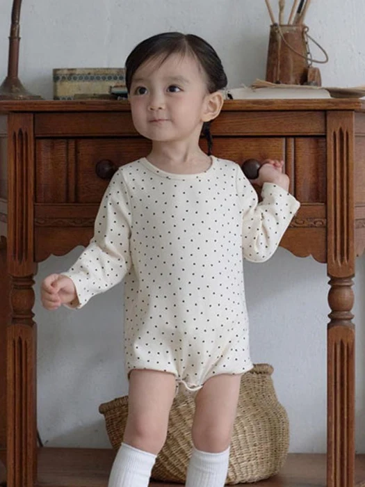 Love Dot Romper Love Dot Romper by Bebe Nine for Baby - catalog view