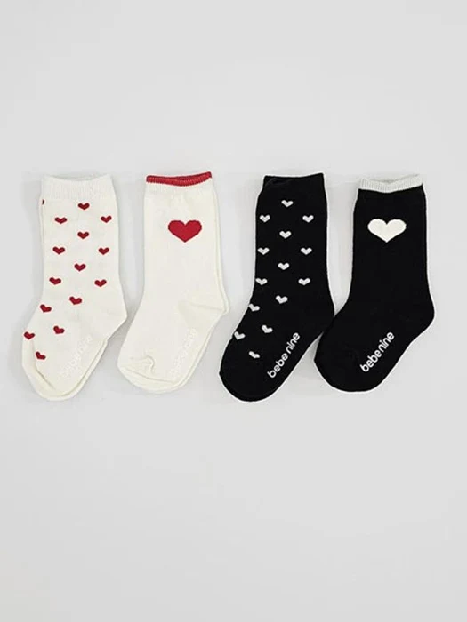 Nine Heart Knee High Socks Set Nine Heart Knee High Socks Set by Bebe Nine for Baby - catalog view