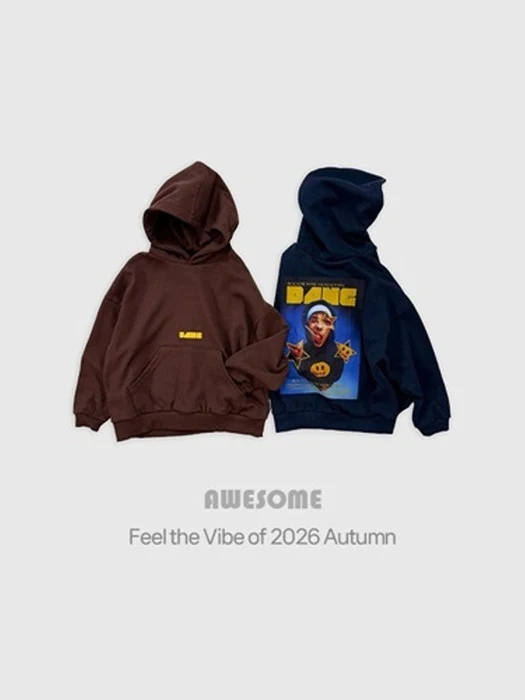 Smile Transfer Printed Hooded Tee