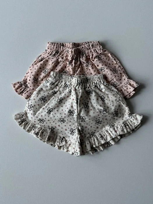 Leopard Frill Pants Leopard Frill Pants by Le petitmot for Baby - catalog view