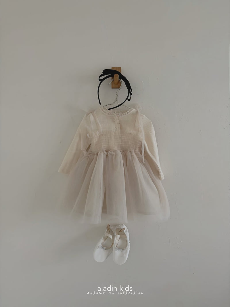 Aladin - Korean Children Fashion - #Kfashion4kids - Smocked Cha One-piece - 10