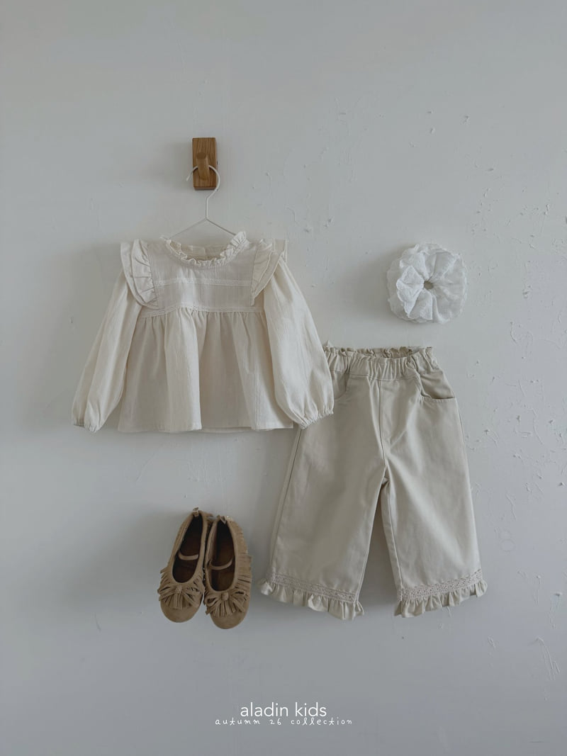 Aladin - Korean Children Fashion - #childofig - Lace Wing Blouse - 10