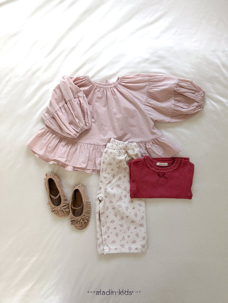 Aladin - Korean Children Fashion - #childofig - Puff Shirring Blouse - 7