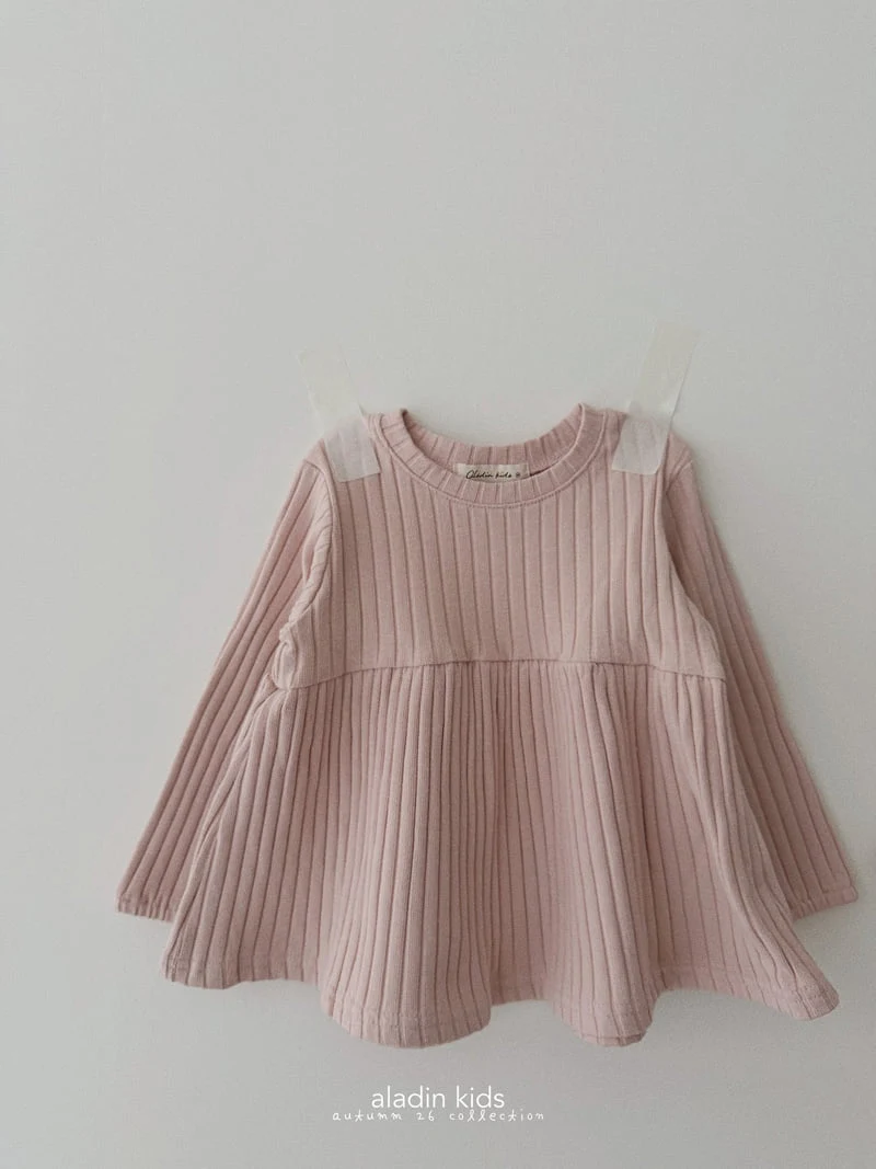 Aladin - Korean Children Fashion - #childofig - Mood Rib Blouse - 3