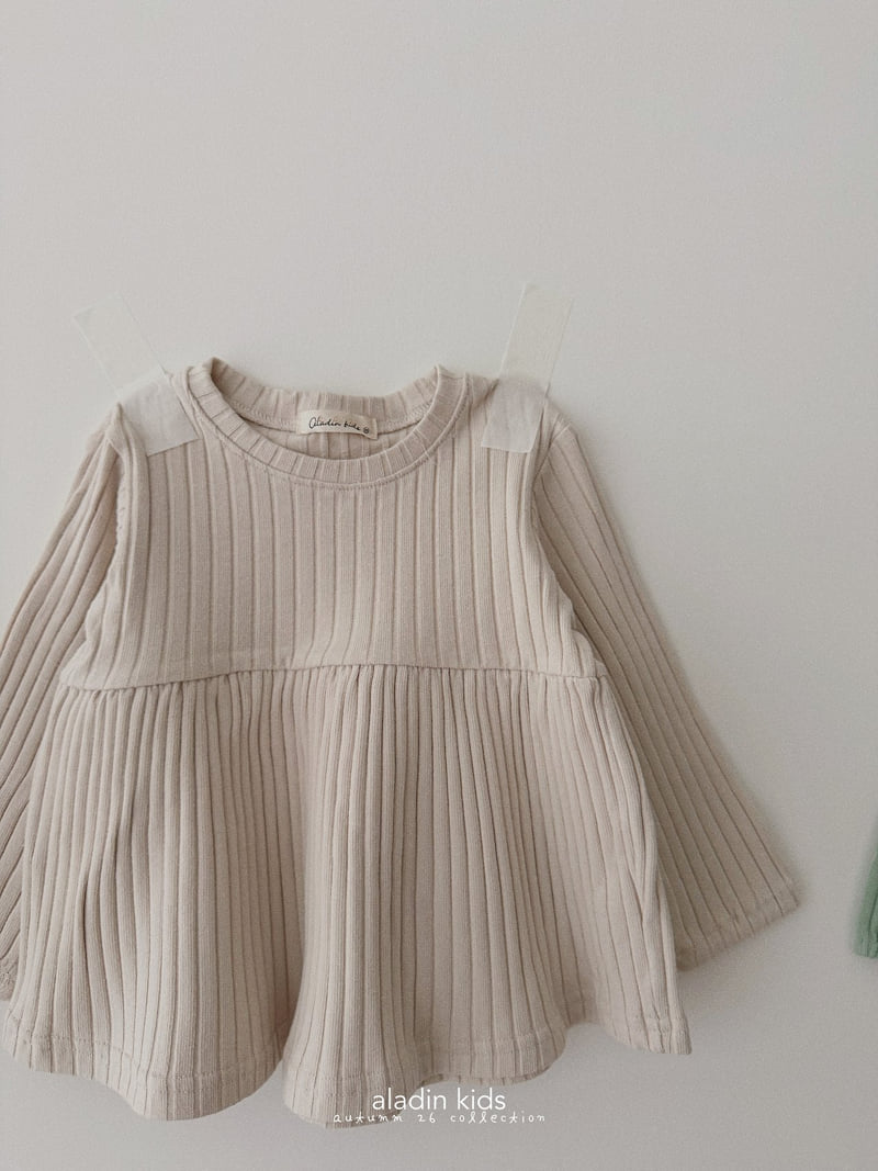 Aladin - Korean Children Fashion - #childofig - Mood Rib Blouse - 4