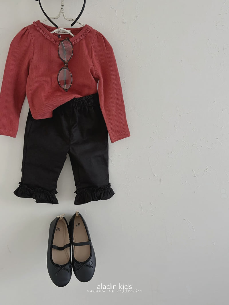 Aladin - Korean Children Fashion - #childofig - Capri Frill Pants - 12