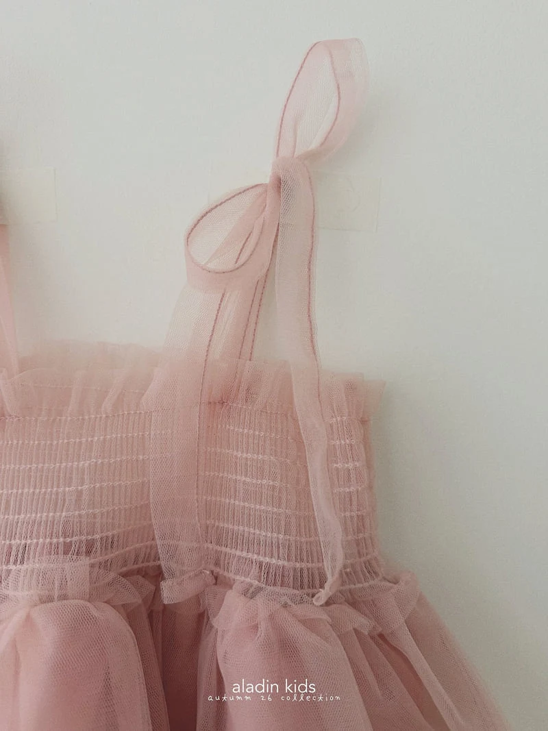 Aladin - Korean Children Fashion - #childrensboutique - Smocked Cha One-piece - 3