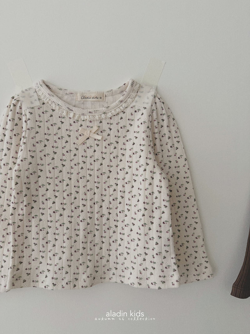 Aladin - Korean Children Fashion - #childrensboutique - Eyelet Puff Tee - 2