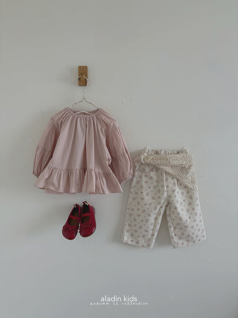 Aladin - Korean Children Fashion - #childrensboutique - Puff Shirring Blouse - 8