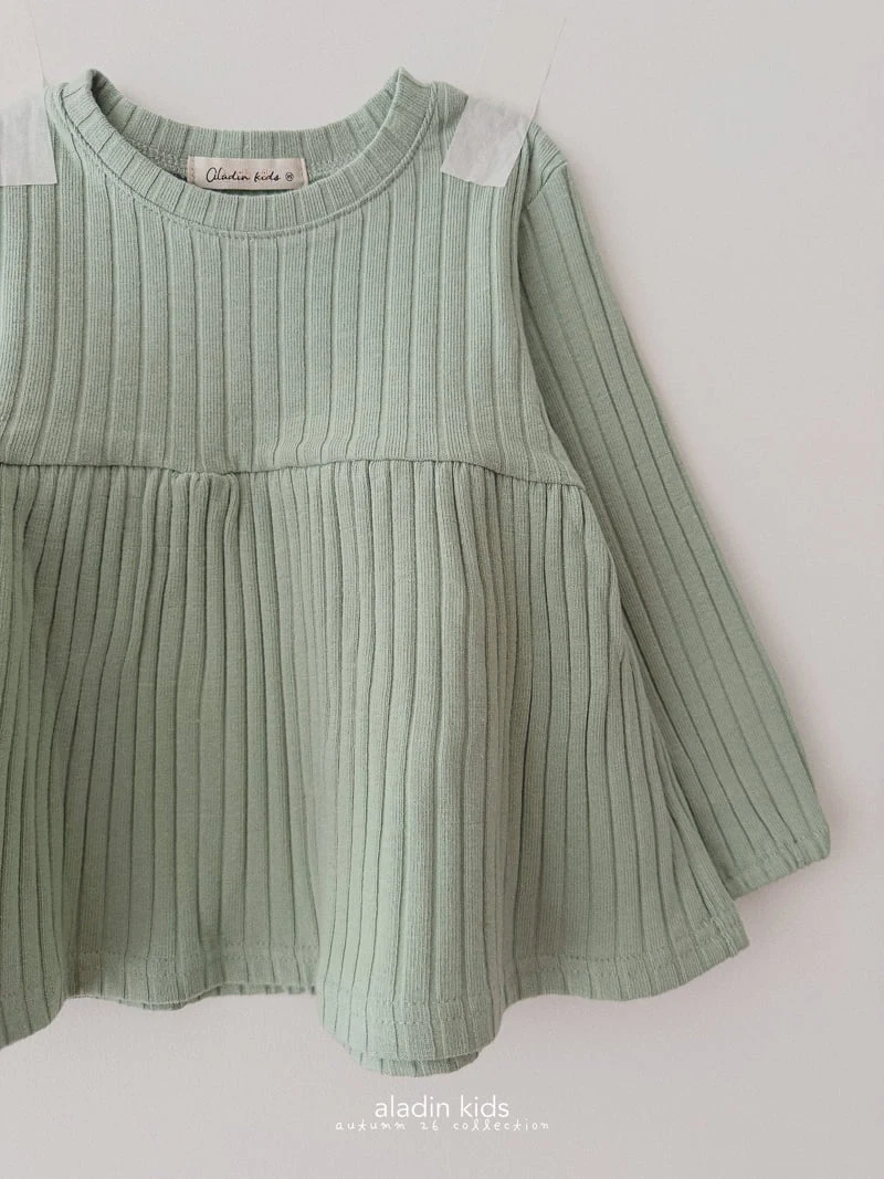 Aladin - Korean Children Fashion - #childrensboutique - Mood Rib Blouse - 5