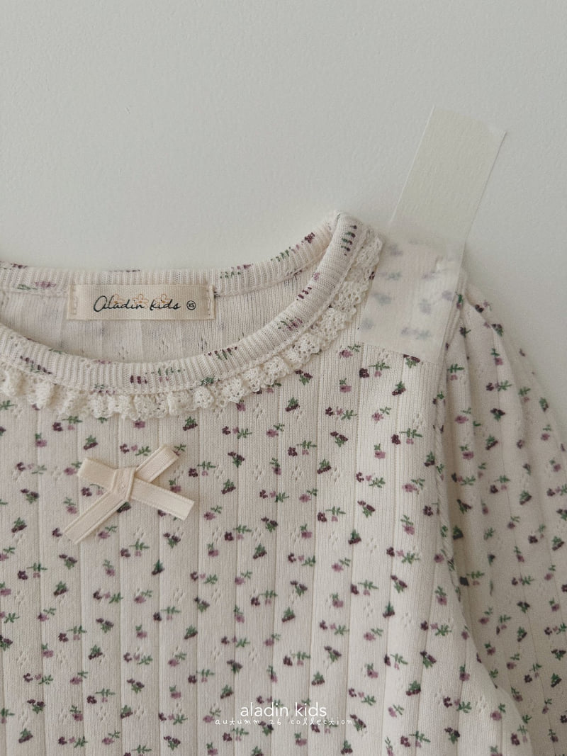 Aladin - Korean Children Fashion - #designkidswear - Eyelet Puff Tee - 3