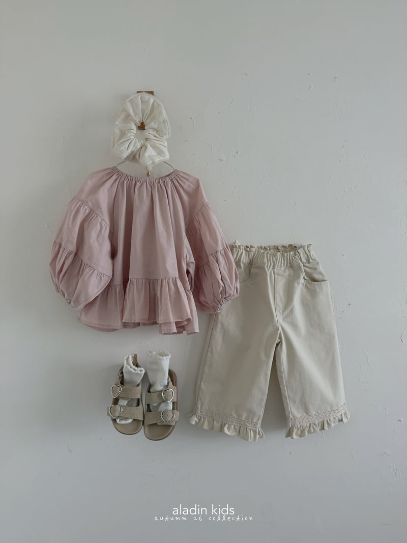 Aladin - Korean Children Fashion - #designkidswear - Puff Shirring Blouse - 9