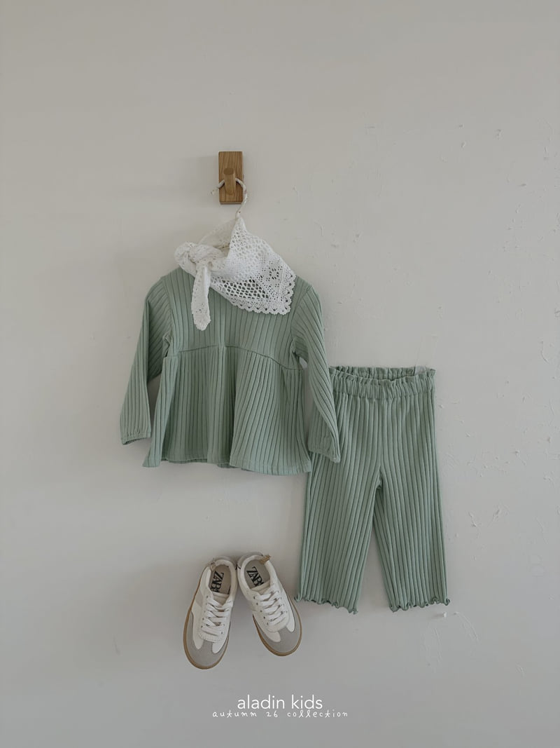 Aladin - Korean Children Fashion - #designkidswear - Mood Rib Blouse - 6